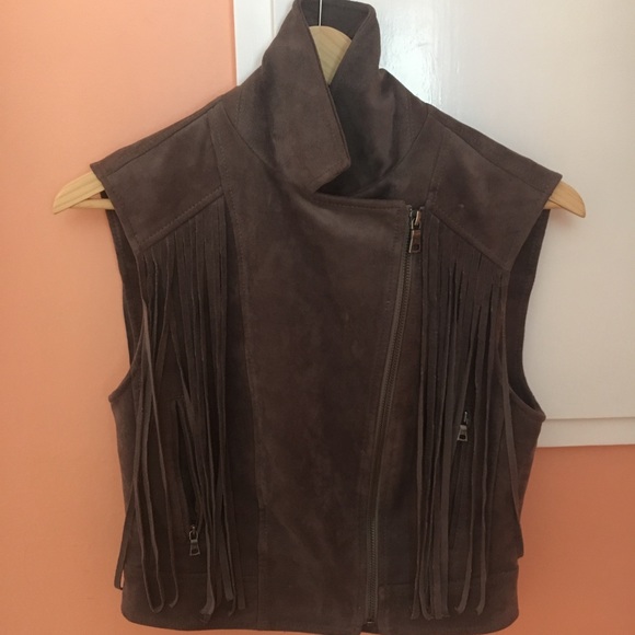 Faux-Suede Vest - Picture 2 of 4